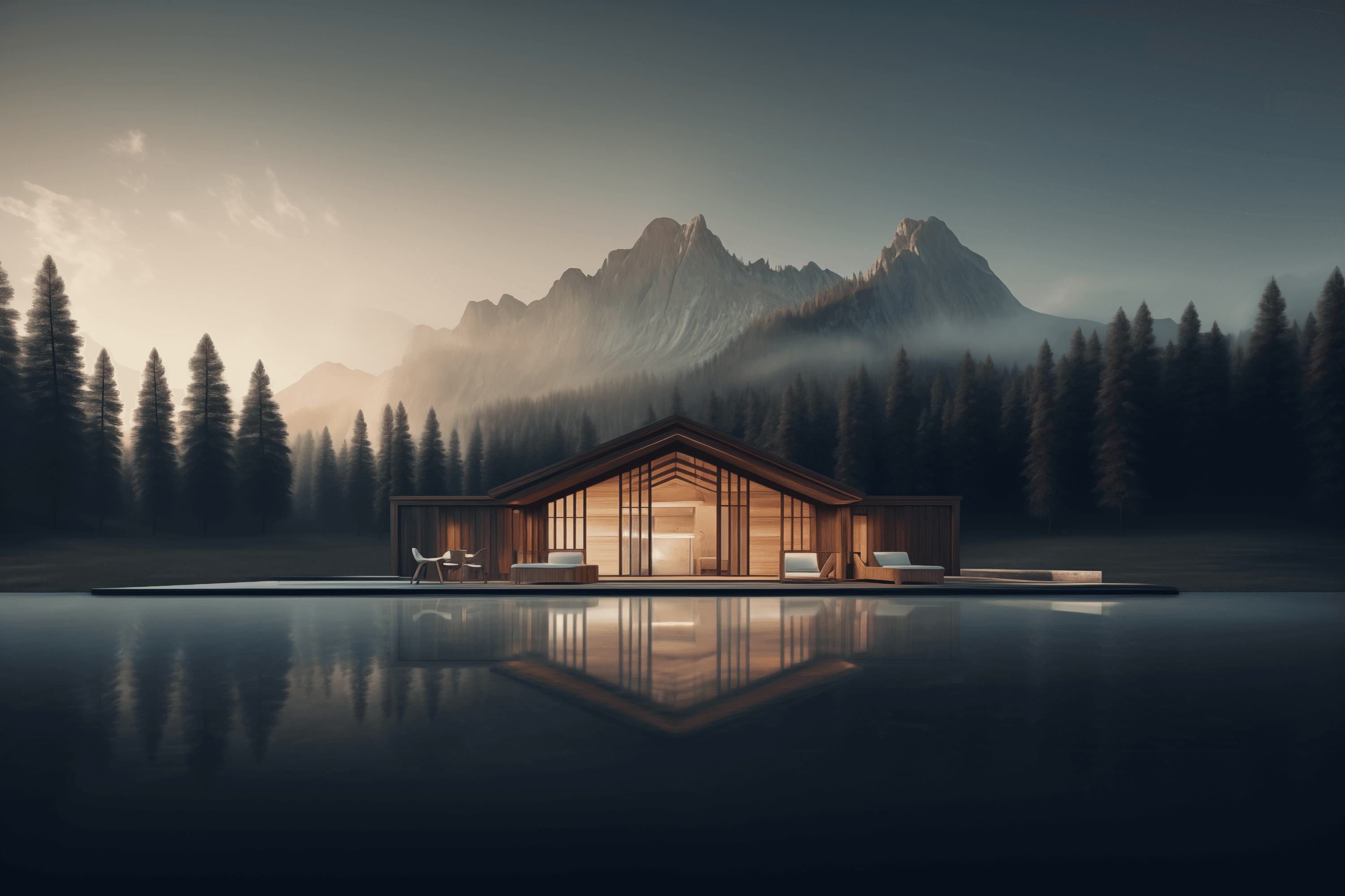 Mountains and forests